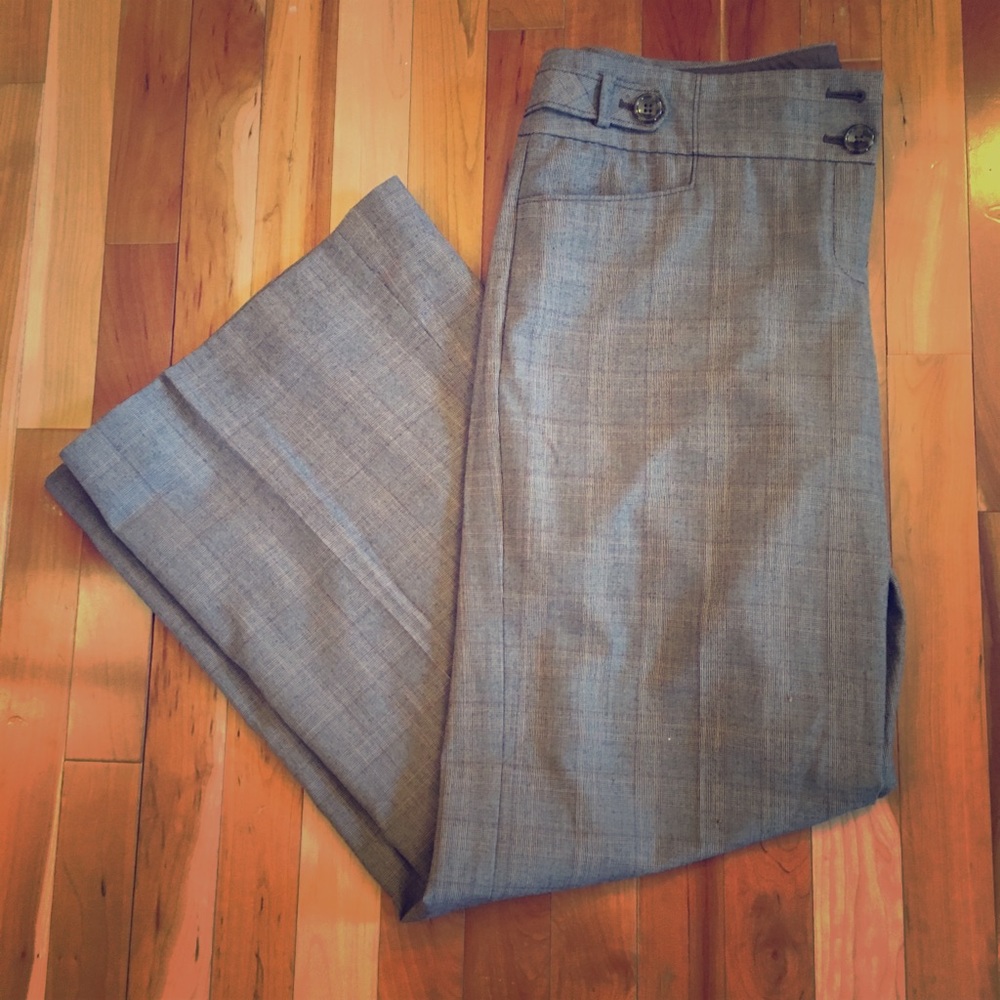 The Limited brown plaid Cassidy fit pants